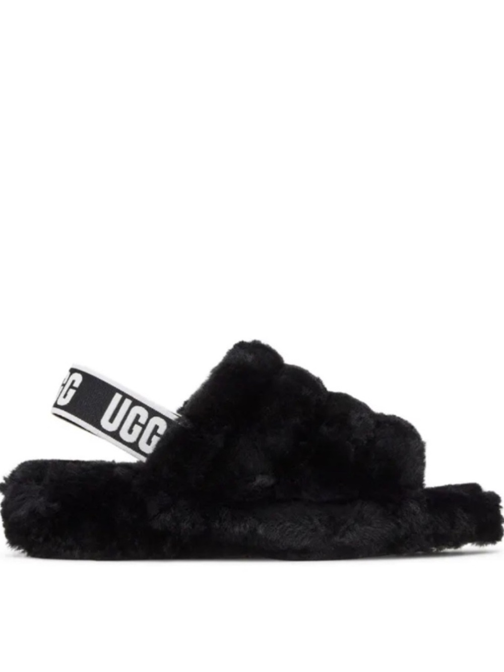 UGG Fluff Yeah Slide in Black